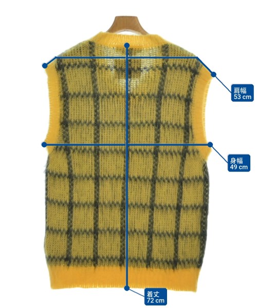 MARNI（マルニ）ベスト 黄 サイズ:48(L位) メンズ/2200661869109