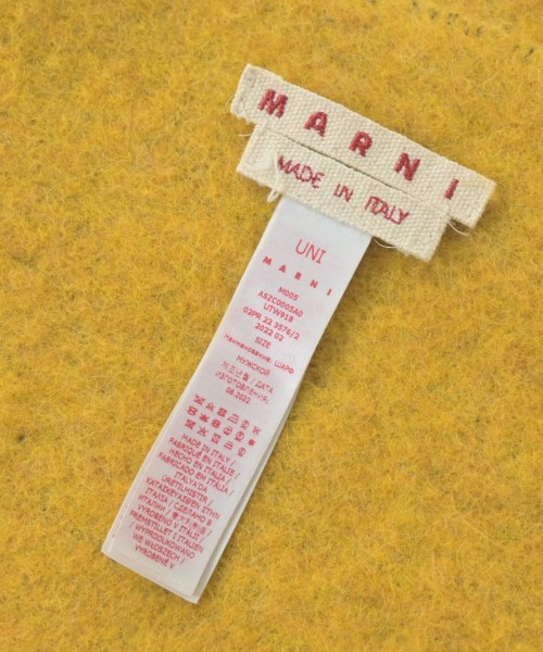 MARNI（マルニ）マフラー 黄 サイズ:- メンズ/2200658701061