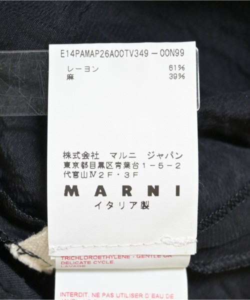 MARNI（マルニ）クロップドパンツ 黒 サイズ:38(S位) レディース/2200709374022