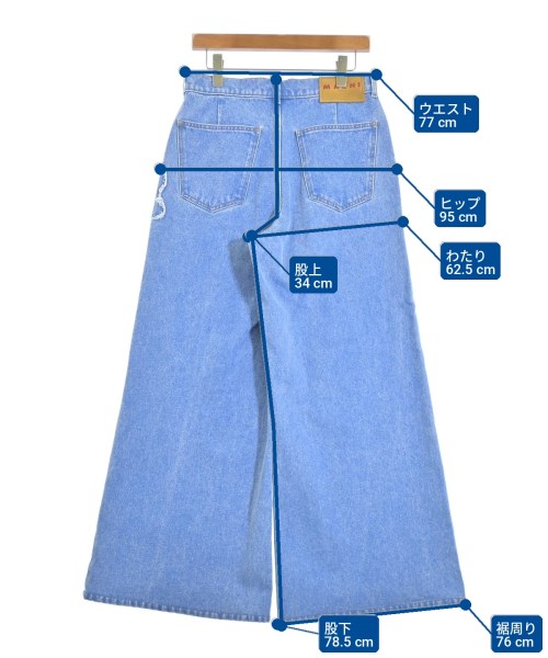 MARNI（マルニ）デニムパンツ 青 サイズ:42(M位) レディース/2200712557016