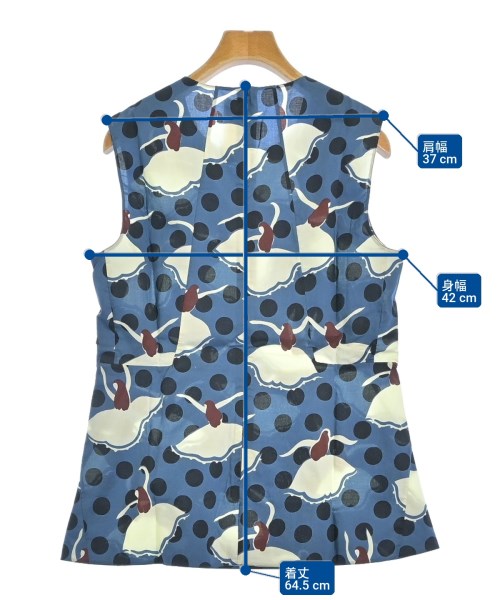 MARNI（マルニ）ブラウス 青 サイズ:40(M位) レディース/2200712557054