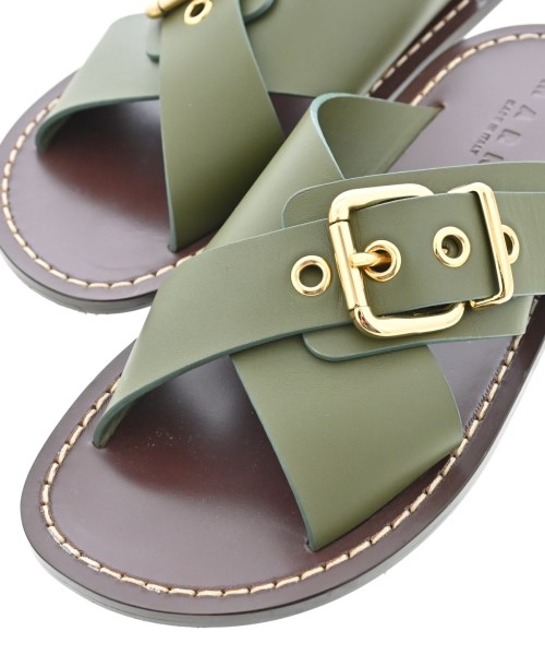 MARNI（マルニ）サンダル カーキ サイズ:EU38(24.5cm位) レディース/2200717608133
