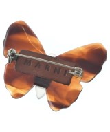 MARNI（マルニ）ブローチ・コサージュ 茶 サイズ:- レディース/2200718154042
