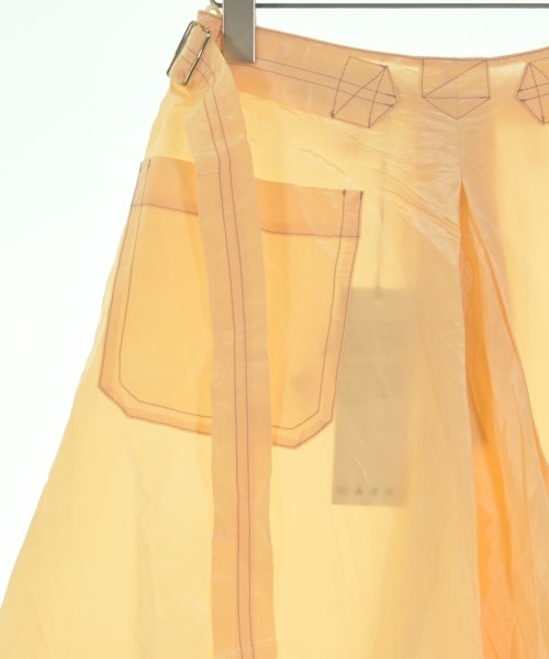 MARNI（マルニ）ひざ丈スカート オレンジ サイズ:36(XS位) レディース/2200647100158