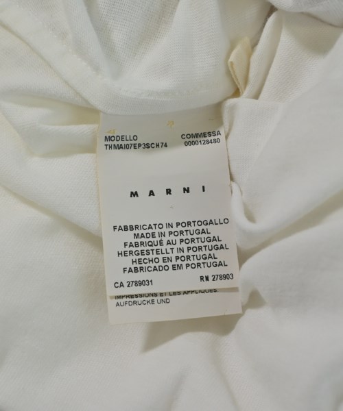 MARNI（マルニ）Tシャツ・カットソー 白 サイズ:38(S位) メンズ/2200647243022