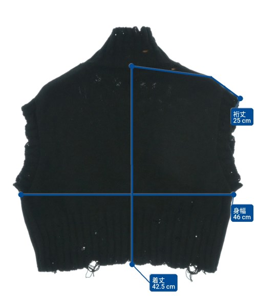 MARNI（マルニ）ベスト/ノースリーブ 黒 サイズ:36(XS位) レディース/2200639750125