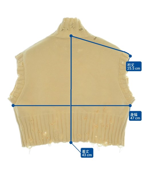 MARNI（マルニ）ベスト/ノースリーブ 黄 サイズ:36(XS位) レディース/2200639750132