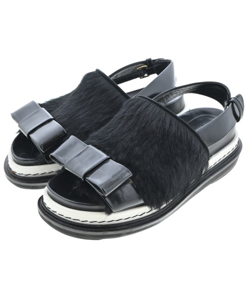 MARNI(マルニ)サンダル 黒 サイズ:-(22.5cm位)/2200647123102