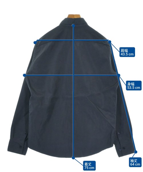 MARNI（マルニ）カジュアルシャツ 紺 サイズ:46(M位) メンズ/2200647983058