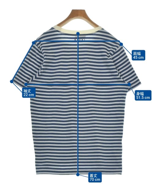 MARNI（マルニ）Tシャツ・カットソー 紺 サイズ:48(L位) メンズ/2200648480105