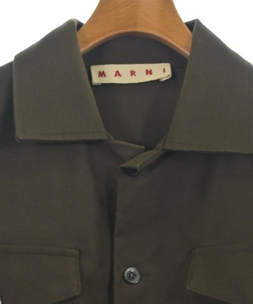 MARNI（マルニ）カジュアルシャツ 茶 サイズ:50(XL位) メンズ/2200652262179
