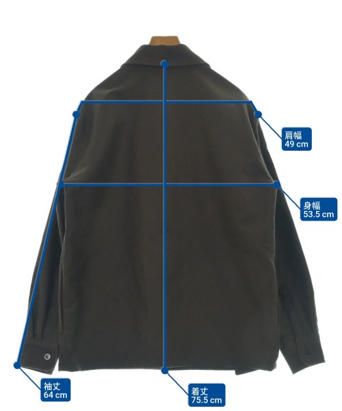 MARNI（マルニ）カジュアルシャツ 茶 サイズ:50(XL位) メンズ/2200652262179