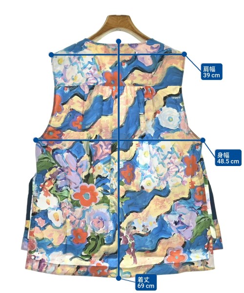 MARNI（マルニ）カジュアルシャツ 青 サイズ:48(XXL位) レディース/2200651951289