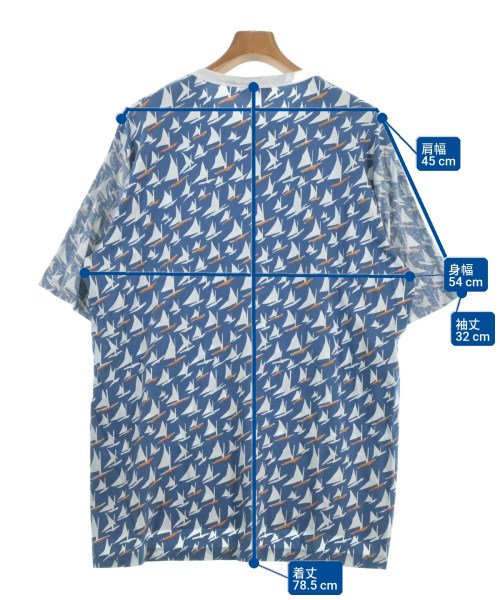 MARNI（マルニ）Tシャツ・カットソー 青 サイズ:50(XL位) メンズ/2200702147685