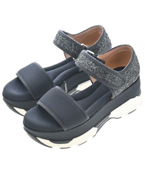 MARNI(マルニ)サンダル 黒 サイズ:EU38(24.5cm位)/2200699861038