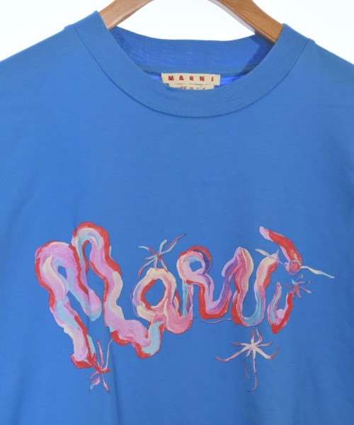MARNI（マルニ）Tシャツ・カットソー 青 サイズ:50(XL位) メンズ/2200702518102