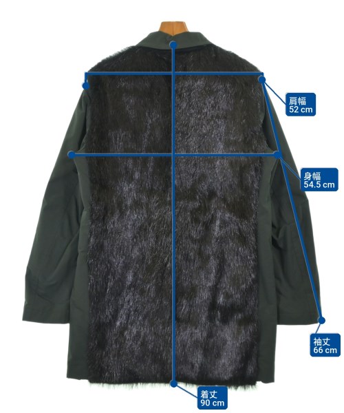 MARNI（マルニ）ステンカラーコート 緑 サイズ:48(L位) メンズ/2200703668677
