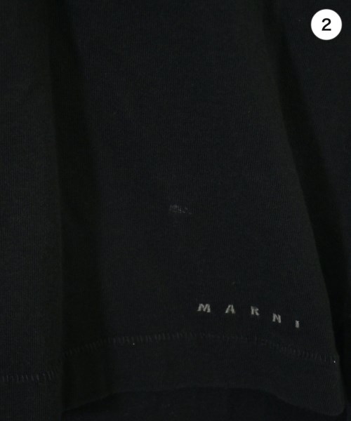 MARNI（マルニ）Tシャツ・カットソー 黒 サイズ:44(S位) メンズ/2200703724083