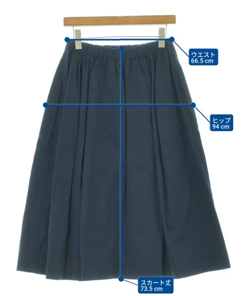 MARNI（マルニ）ロング・マキシ丈スカート 紺 サイズ:40(M位) レディース/2200705599344