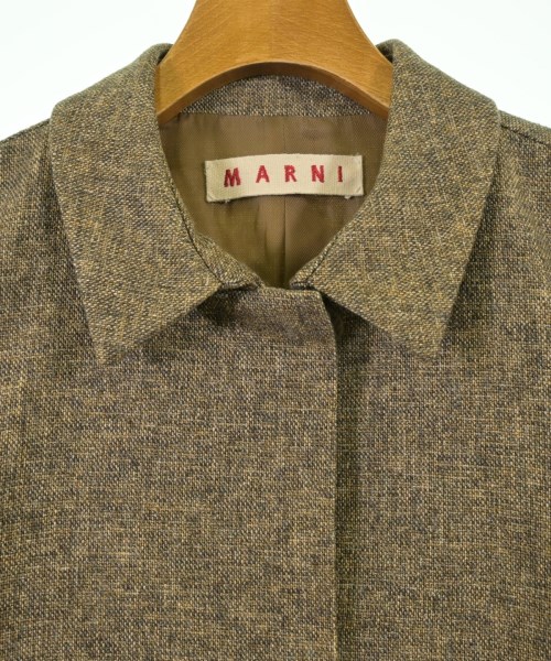 MARNI（マルニ）ステンカラーコート 茶 サイズ:42(M位) レディース/2200705735070