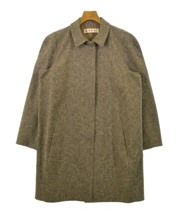 MARNI（マルニ）ステンカラーコート 茶 サイズ:42(M位) レディース