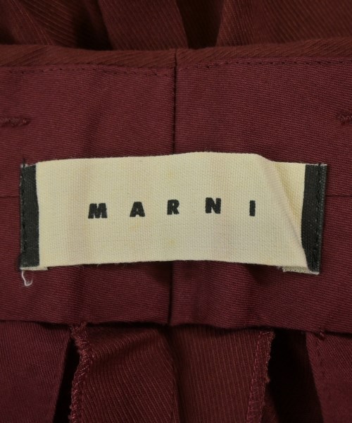 MARNI（マルニ）スラックス 赤 サイズ:48(L位) メンズ/2200703994400