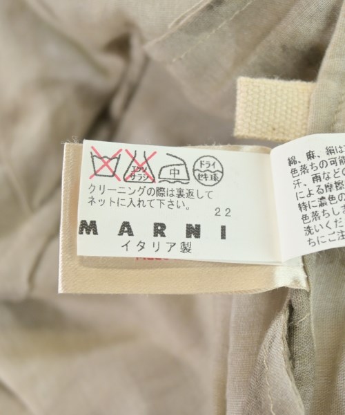 MARNI（マルニ）ワンピース ベージュ サイズ:38(S位) レディース/2200703994615