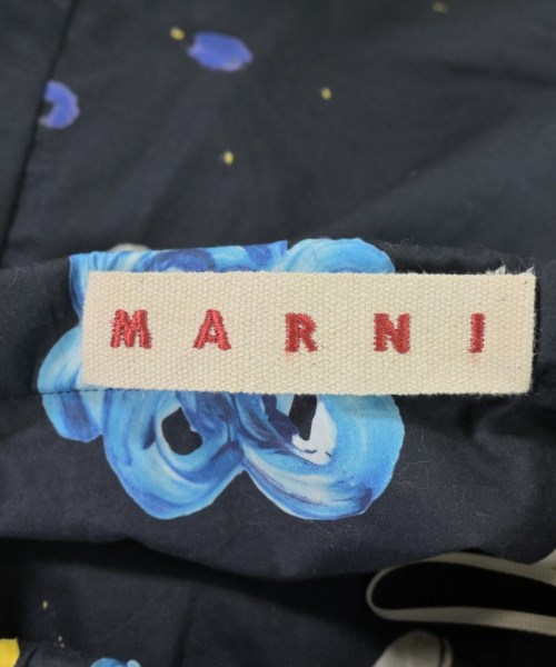 MARNI（マルニ）ひざ丈スカート 紺 サイズ:42(M位) レディース/2200703994752