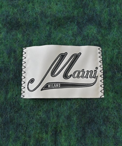 MARNI（マルニ）ストール 緑 サイズ:UNI メンズ/2200705408424