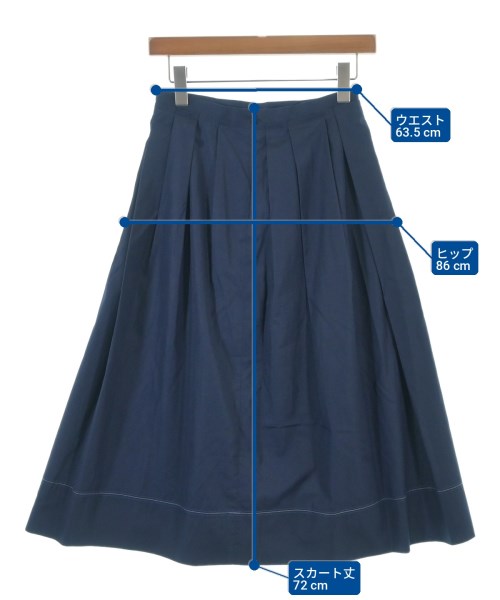 MARNI（マルニ）ロング・マキシ丈スカート 紺 サイズ:36(XS位) レディース/2200707898018