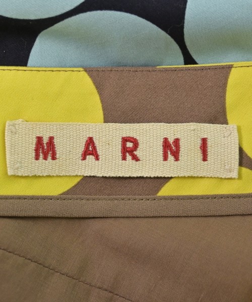MARNI（マルニ）ひざ丈スカート 茶 サイズ:40(M位) レディース/2200707138916