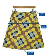 MARNI（マルニ）ひざ丈スカート 茶 サイズ:40(M位) レディース/2200707138916