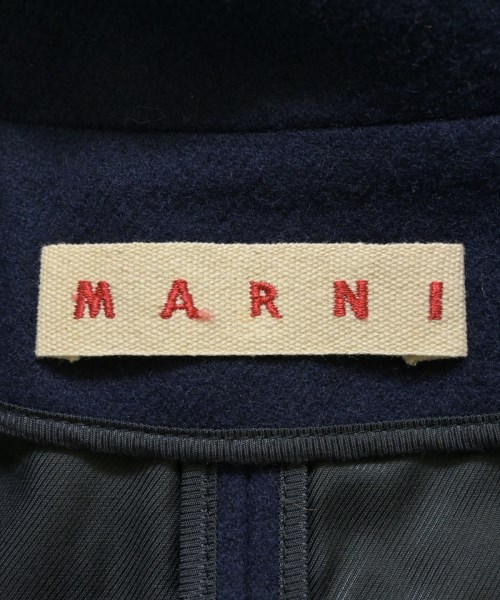 MARNI（マルニ）ステンカラーコート 紺 サイズ:38(S位) レディース/2200709641018