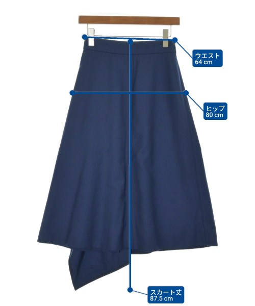 MARNI（マルニ）ロング・マキシ丈スカート 紺 サイズ:38(S位) レディース/2200709808398