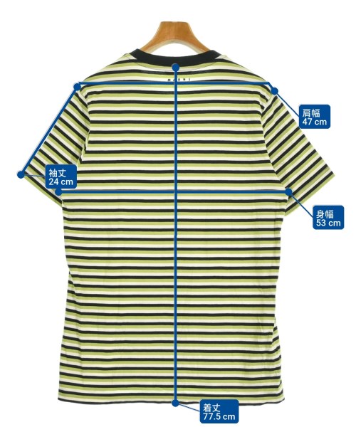 MARNI（マルニ）Tシャツ・カットソー 緑 サイズ:50(XL位) メンズ/2200710299031