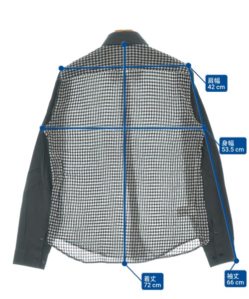 MARNI（マルニ）カジュアルシャツ 黒 サイズ:48(L位) メンズ/2200660857305