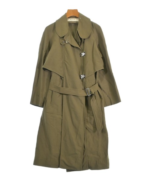 MARNI(マルニ)ステンカラーコート カーキ サイズ:36(XS位)/2200662637035