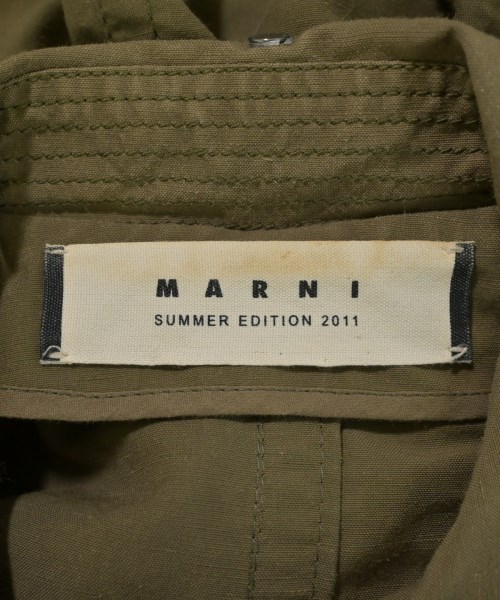 MARNI（マルニ）ステンカラーコート カーキ サイズ:36(XS位) レディース/2200662637035