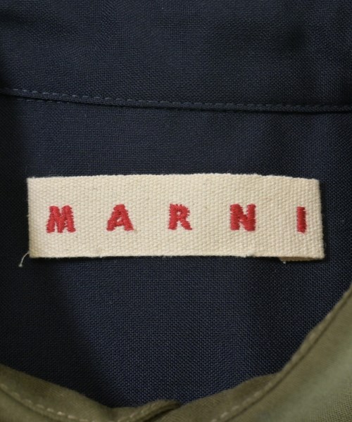 MARNI（マルニ）カジュアルシャツ 紺 サイズ:46(M位) メンズ/2200663572038