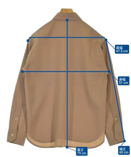 MARNI（マルニ）カジュアルシャツ ベージュ サイズ:46(M位) メンズ/2200661274019