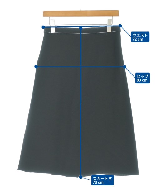 MARNI（マルニ）ひざ丈スカート 黒 サイズ:38(S位) レディース/2200665818493