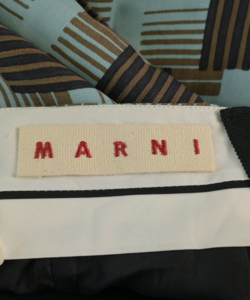 MARNI（マルニ）ひざ丈スカート 青 サイズ:38(S位) レディース/2200666978172