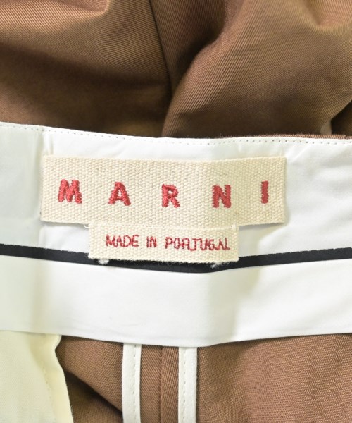 MARNI（マルニ）クロップドパンツ 茶 サイズ:38(S位) レディース/2200662496076