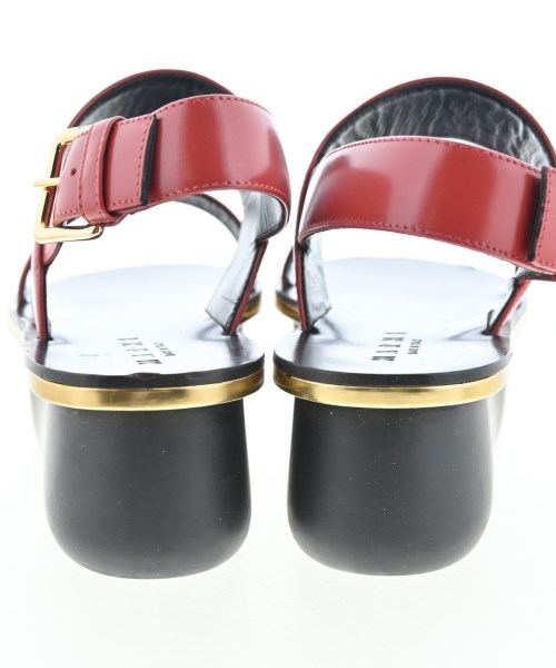 MARNI（マルニ）サンダル 赤 サイズ:-(24.5cm位) レディース/2200669054071