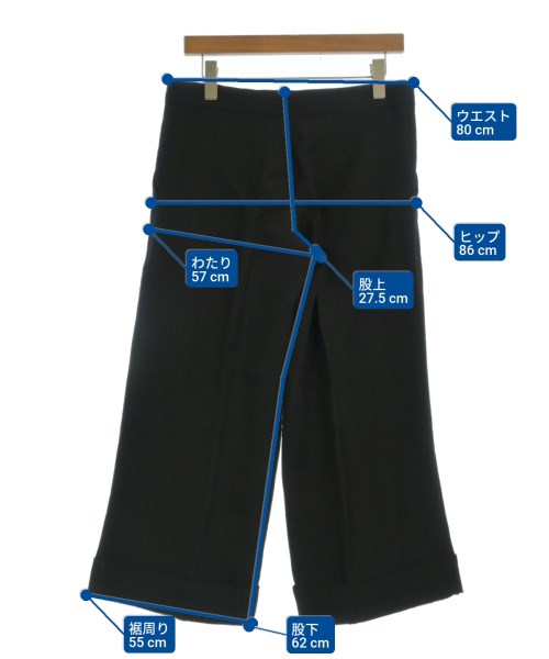 MARNI（マルニ）クロップドパンツ 黒 サイズ:40(M位) レディース/2200668927062