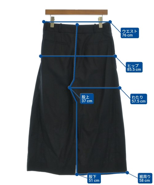 MARNI（マルニ）クロップドパンツ 紺 サイズ:40(M位) レディース/2200668927086