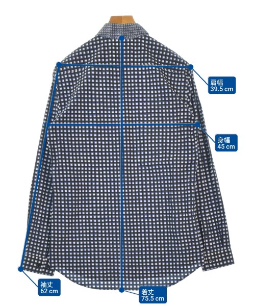 MARNI（マルニ）カジュアルシャツ 青 サイズ:44(S位) メンズ/2200670482023