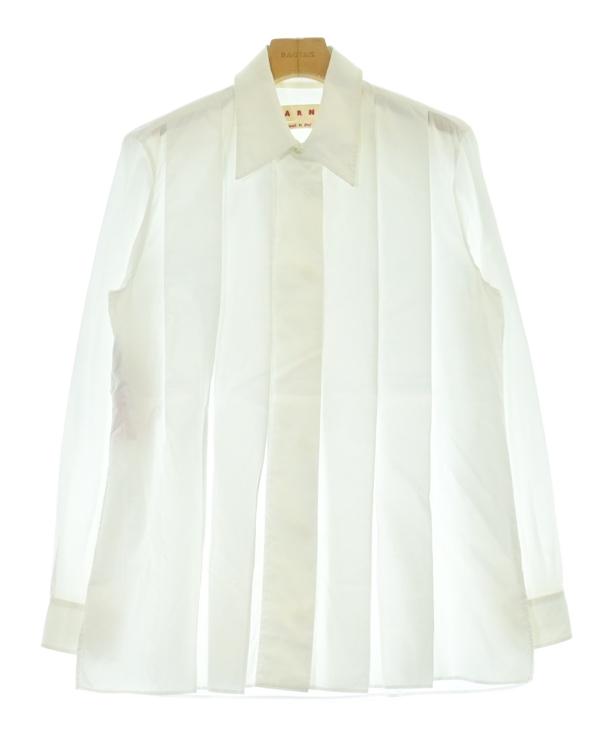 MARNI マルニ ブラウス M 白 【古着】【中古】【送料無料】 MARNI - MARNI マルニ ブラウス M 白 【古着】【中古】【送料無料】の