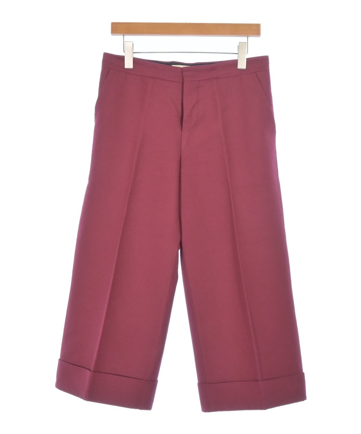 MARNI（マルニ）クロップドパンツ 赤 サイズ:40(M位) レディース