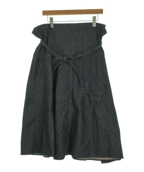 MARNI(マルニ)ひざ丈スカート 紺 サイズ:40(M位)/2200671063054